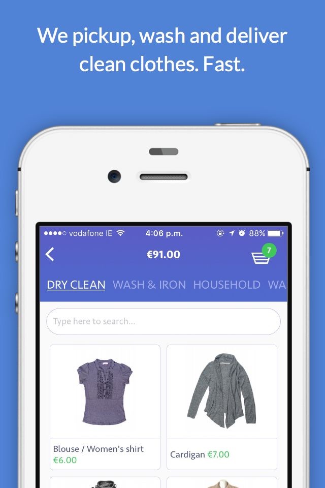 Laundrie |Dublin's Laundry App screenshot 2