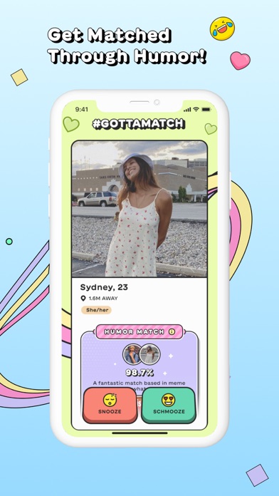 Schmooze: Meme, Match & Dateのおすすめ画像3