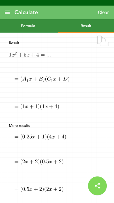 Factoring Quadratic Trinomials screenshot 3