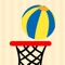 A simple but addictive game where you put the ball in the basketball goal