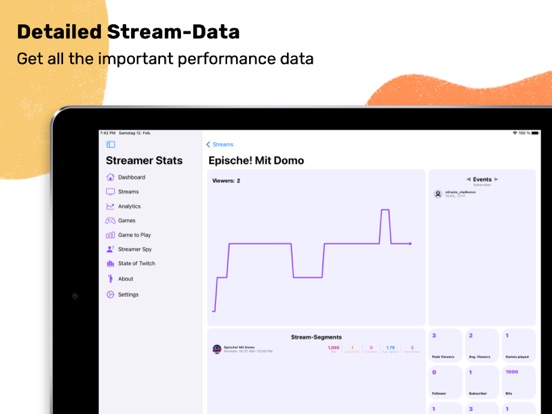 Streamer Stats: Twitch tracker screenshot 3