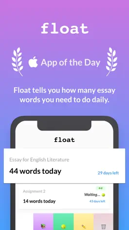 Game screenshot Float - Get Essays Done mod apk