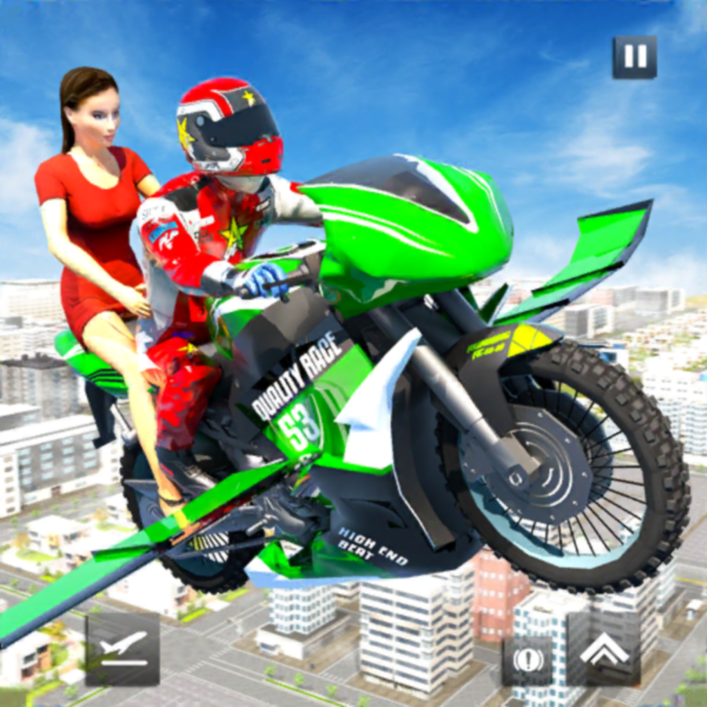 Get Flying Bike – Fly Motorbike 3D for iOS, iPhone, iPad Aso Report