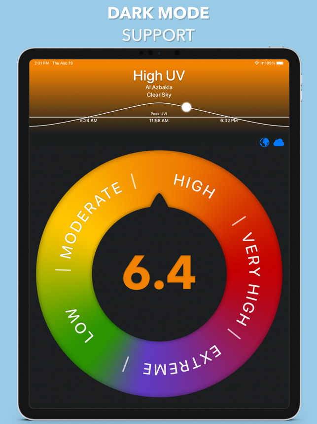 ‎UV Index Widget - Worldwide Capture d'écran