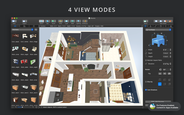 ‎Live Home 3D Pro: Design House Screenshot