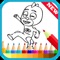 Victory Dream House & coloring is an excellent coloring application, imitating real coloring experience