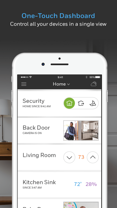 Resideo - Smart Home screenshot 2