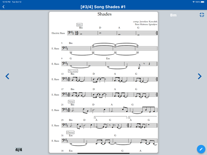 GigNotes Band Setlist Manager