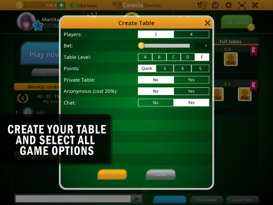 Sueca Multiplayer Game screenshot 2