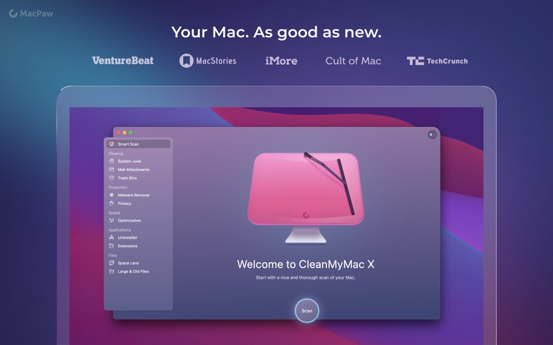 CleanMyMac X Screenshot