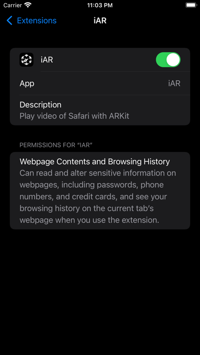 iAR - Augmented reality player screenshot 3