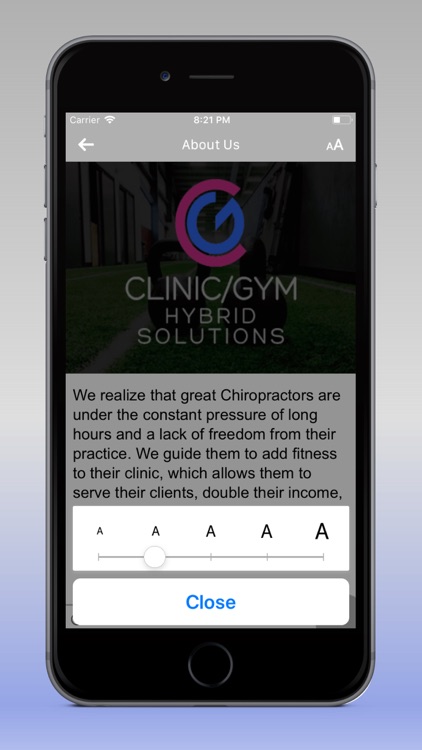 Clinic Gym App