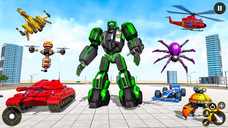 Multi Robot Car Transform Game screenshot-4