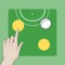 An easy-to-use field hockey tactic board app