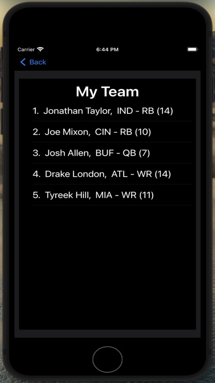 Fantasy FB Draft Kit screenshot-3