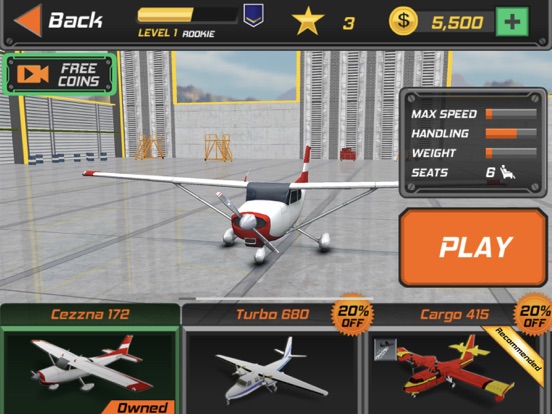 Flight Pilot Simulator 3D! iPad app afbeelding 5