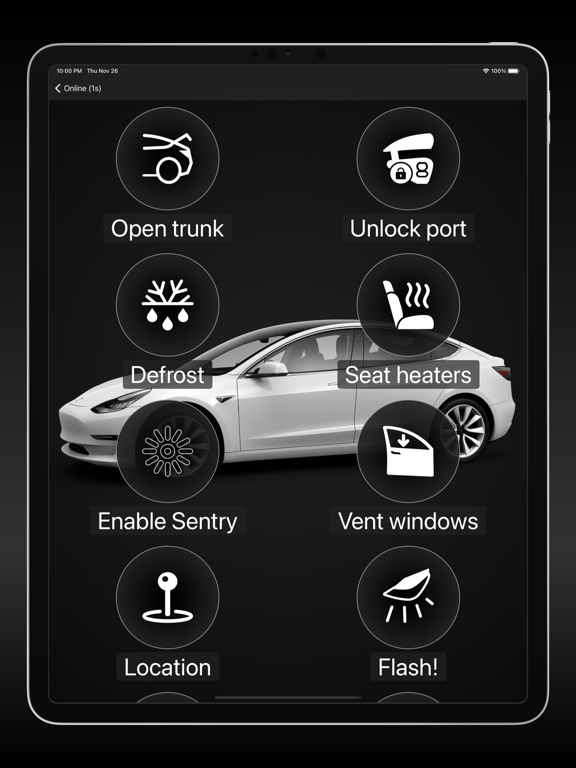 Watch app for Tesla iPad app afbeelding 3