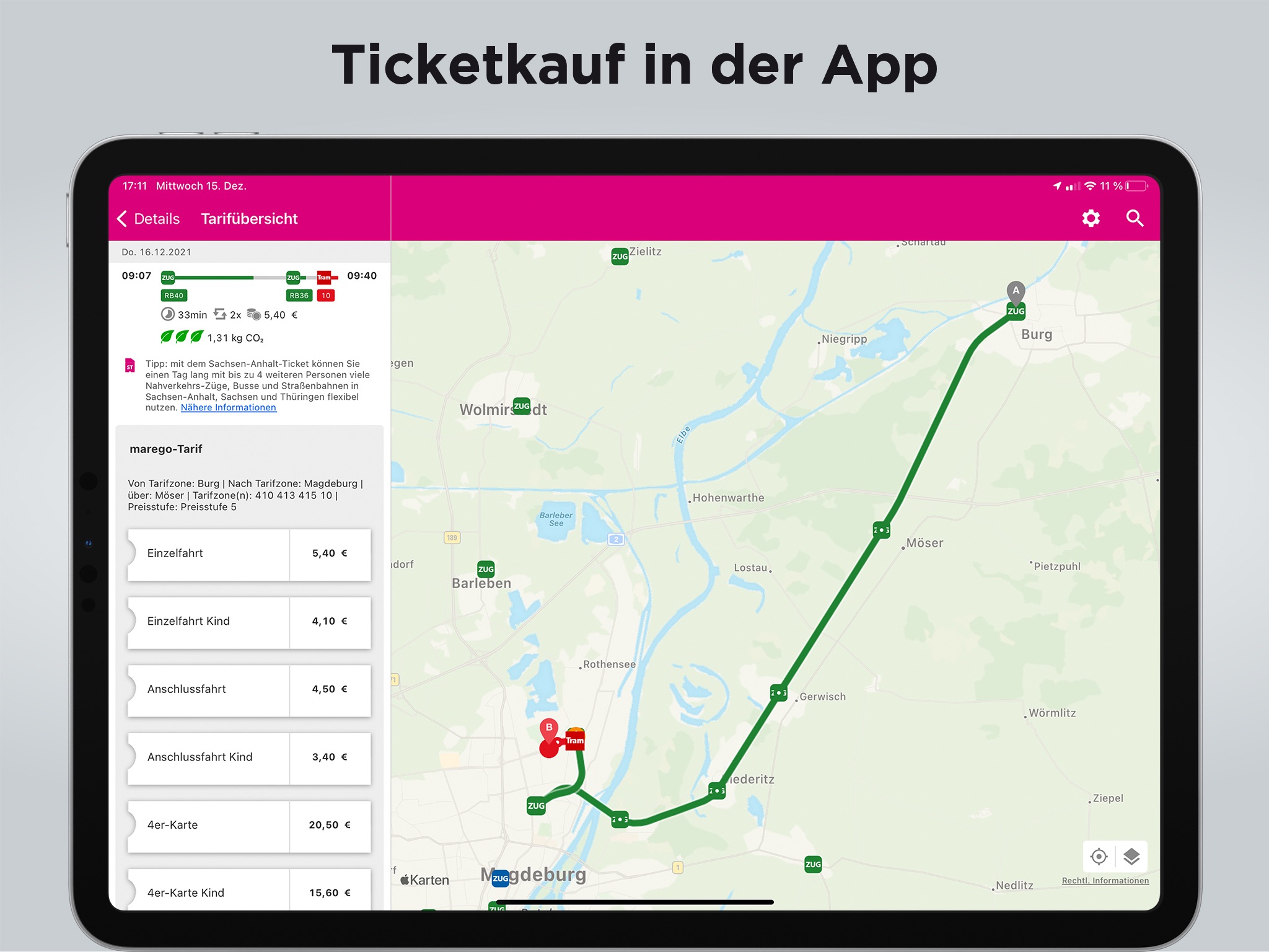 Mobilitätsportal Mitteldtl. screenshot 4
