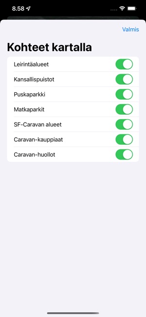 Camping Finland App Storessa