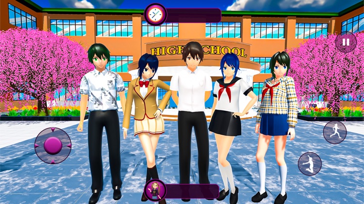 Anime High School Girl Sakura School Simulator mobile android iOS apk  download for freeTapTap