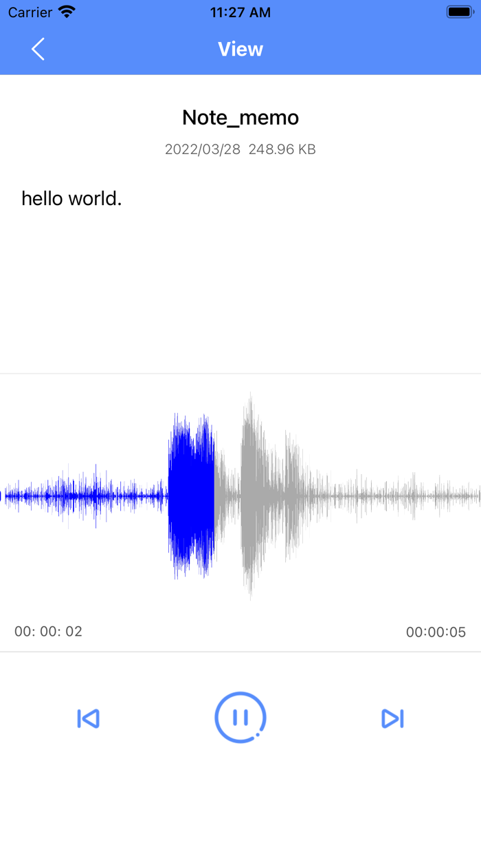 Voice Recorder-speech to text