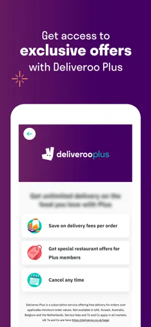 Captura 6 Deliveroo: Food Delivery App iphone