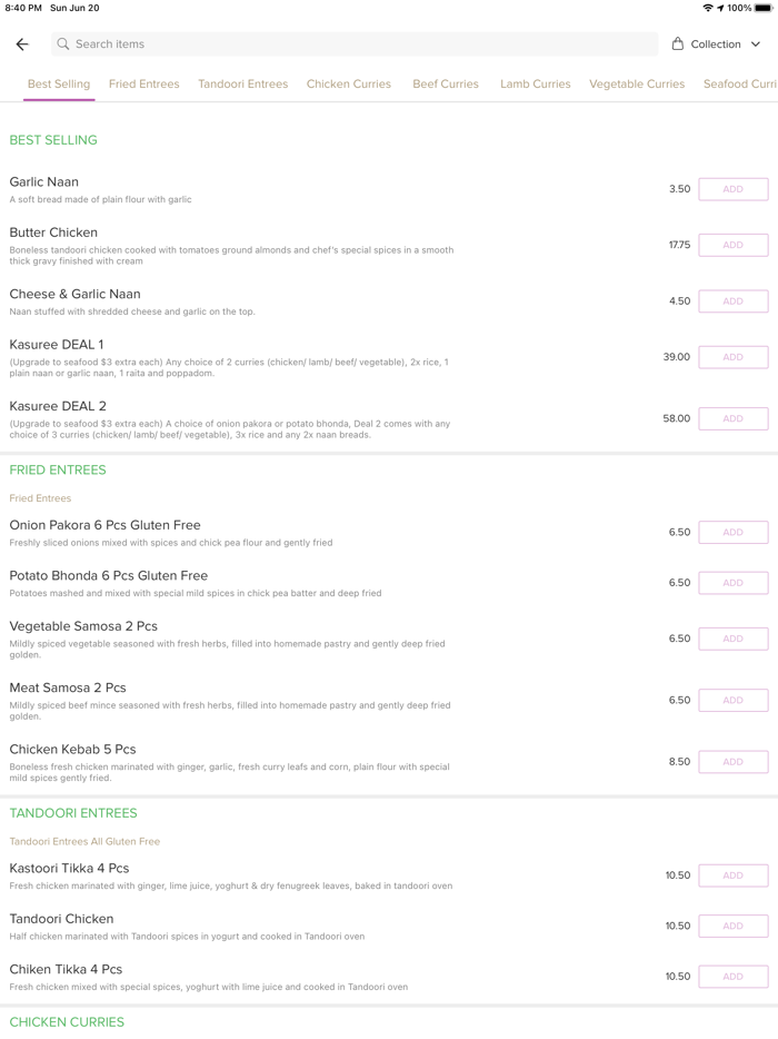 Kasuree Indian Restaurant.