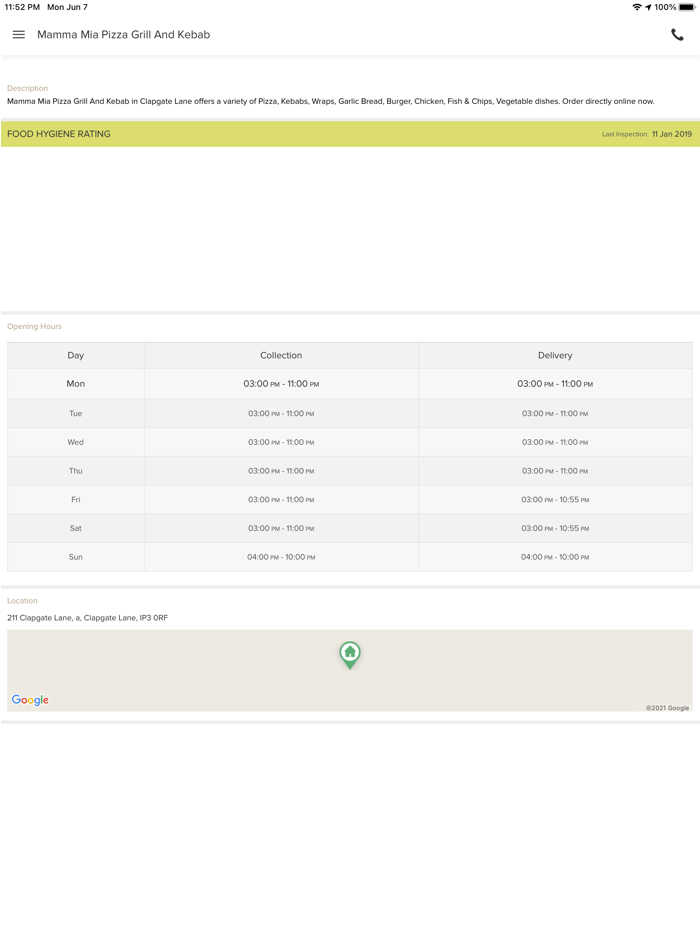 Mamma Mia PizzaGrill And Kebab