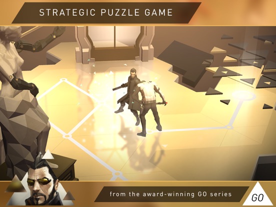 Deus Ex GO iPad app afbeelding 1