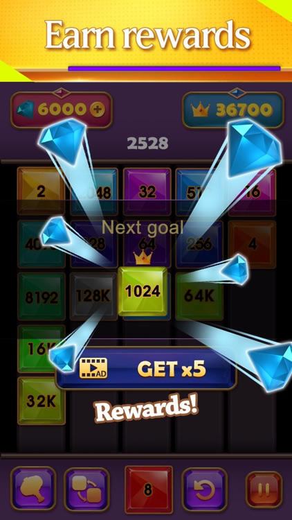 Number Up Merge - 2048 Puzzle screenshot-6