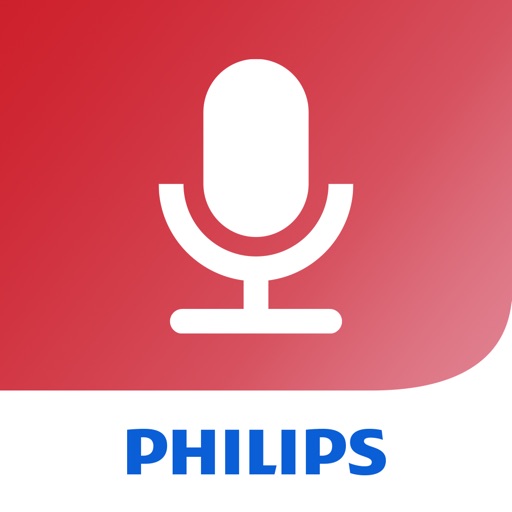 Philips voice recorder iOS App