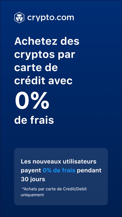Crypto.com - Achat de BTC, ETH