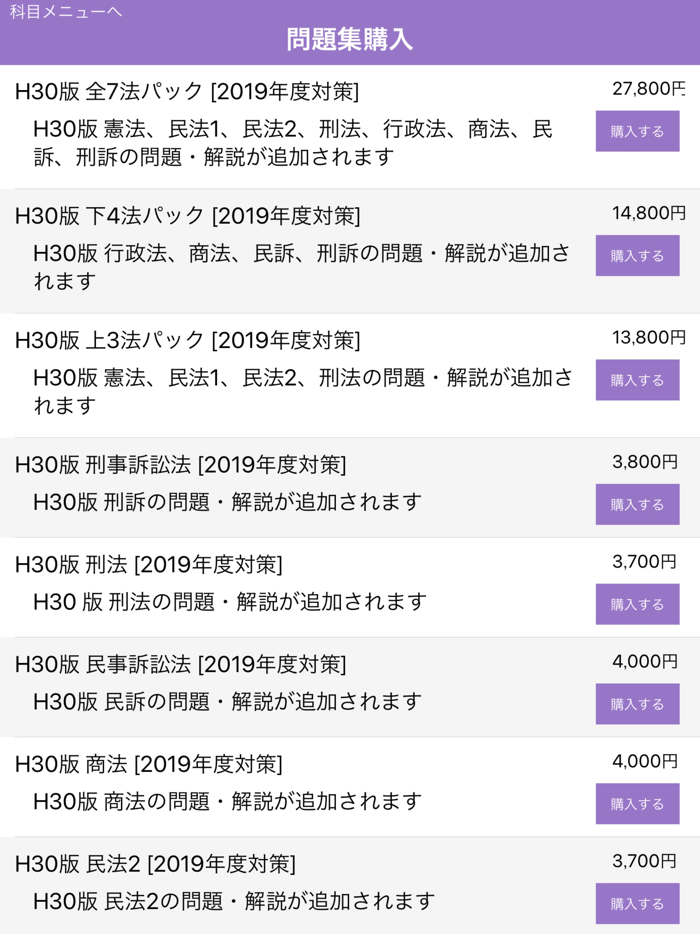 辰已の肢別 司試・予備・LS
