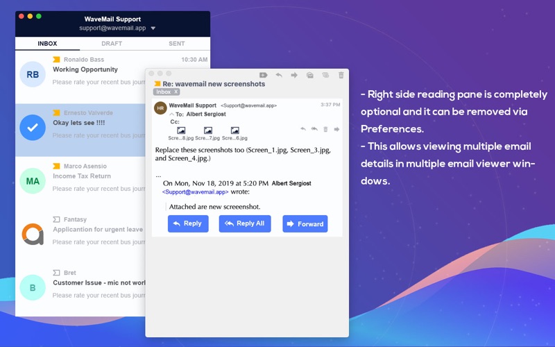 Wave Mail - Email Client screenshot 2