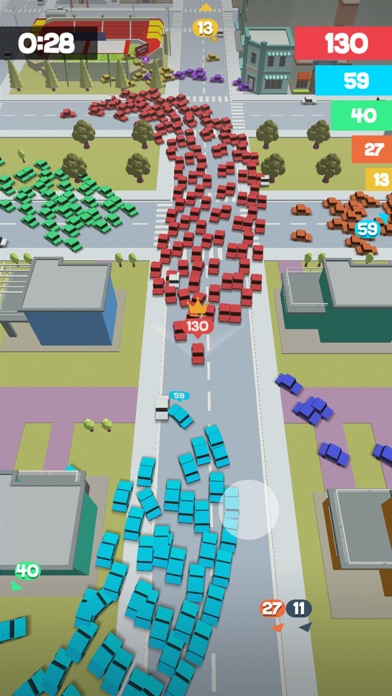 Crowd Drift Cars City io screenshot 2