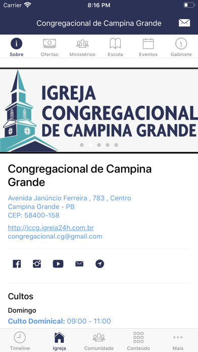 Congregacional Campina Grande screenshot 3