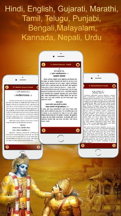 Bhagavad Gita in 12 Languages screenshot-9