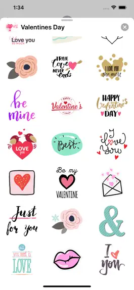 Game screenshot Stickers for My Valentine Emo apk