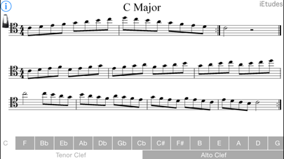 How to cancel & delete Major Scales Alto & Tenor Clef from iphone & ipad 1