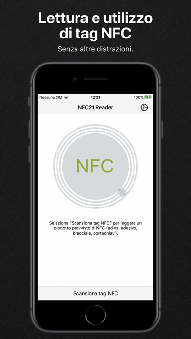 Screenshot of NFC21 Reader1
