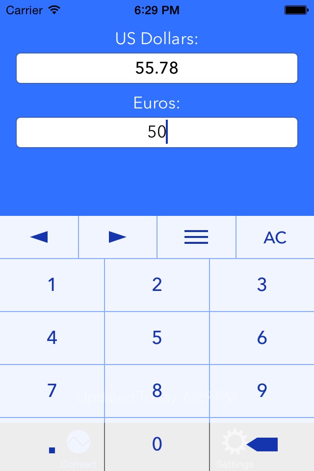Euros To US Dollars screenshot 2