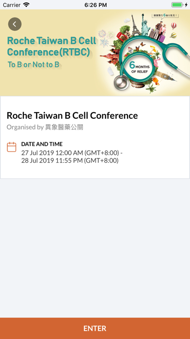 How to cancel & delete Roche Taiwan B Cell Conference from iphone & ipad 3