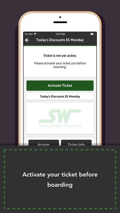 Image of SW Mobile Tickets