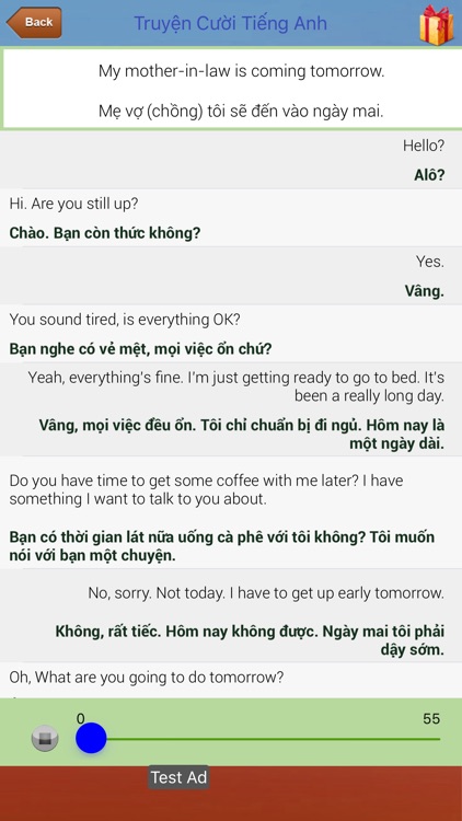 Học tiếng Anh qua hội thoại 99 screenshot-3