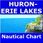 Huron  Erie Lakes Marine Map