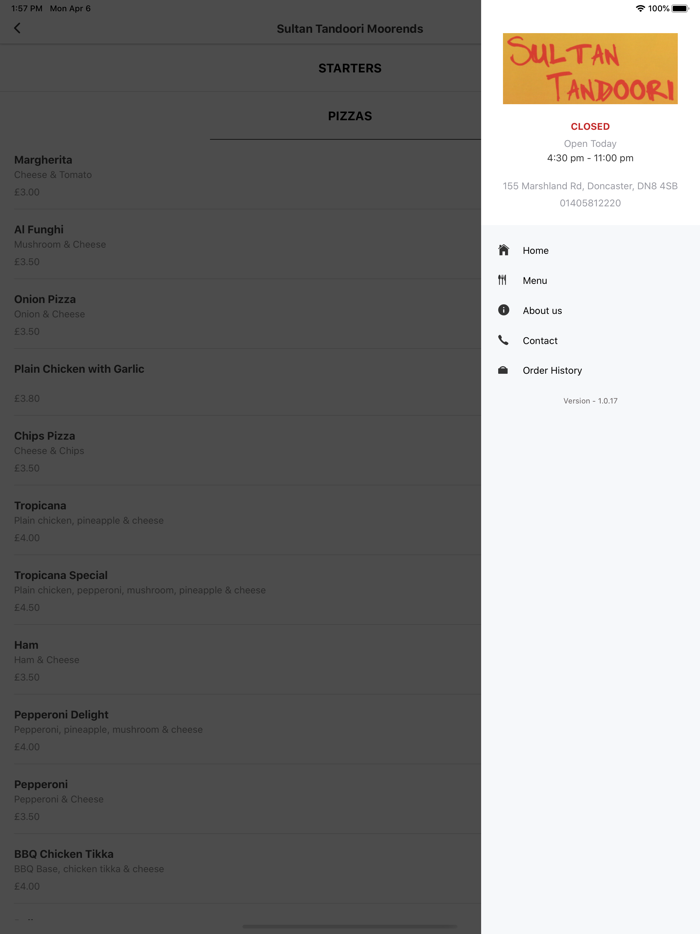 Sultan Tandoori Moorends