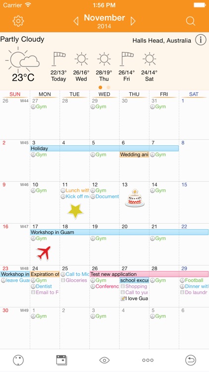 Awesome Calendar Lite screenshot-0