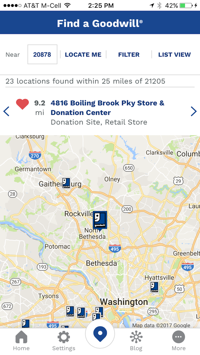 Goodwill Mobile App