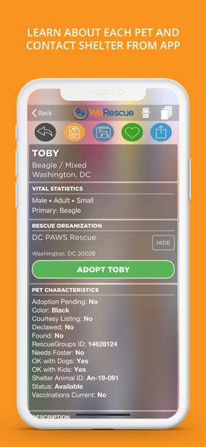 Werescue Adopt A Pet On The App Store