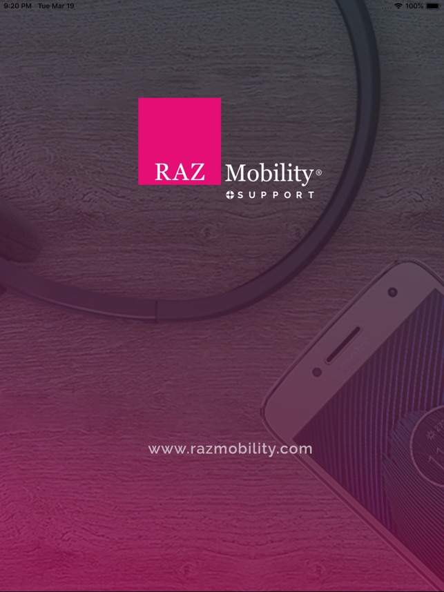 RAZ Mobility Support for iPad